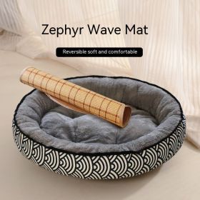 Four Seasons Universal Cat Nest For Deep Sleep (Option: Wind Wave Summer Mat-XL)